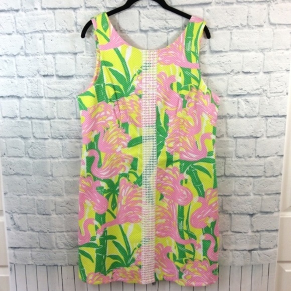 Lilly Pulitzer for Target Dresses & Skirts - Lilly Pulitzer Pink Flamingo Fan Dress - Size 16